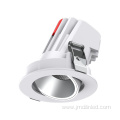 Square adjustable ceiling light recessed movable downlight